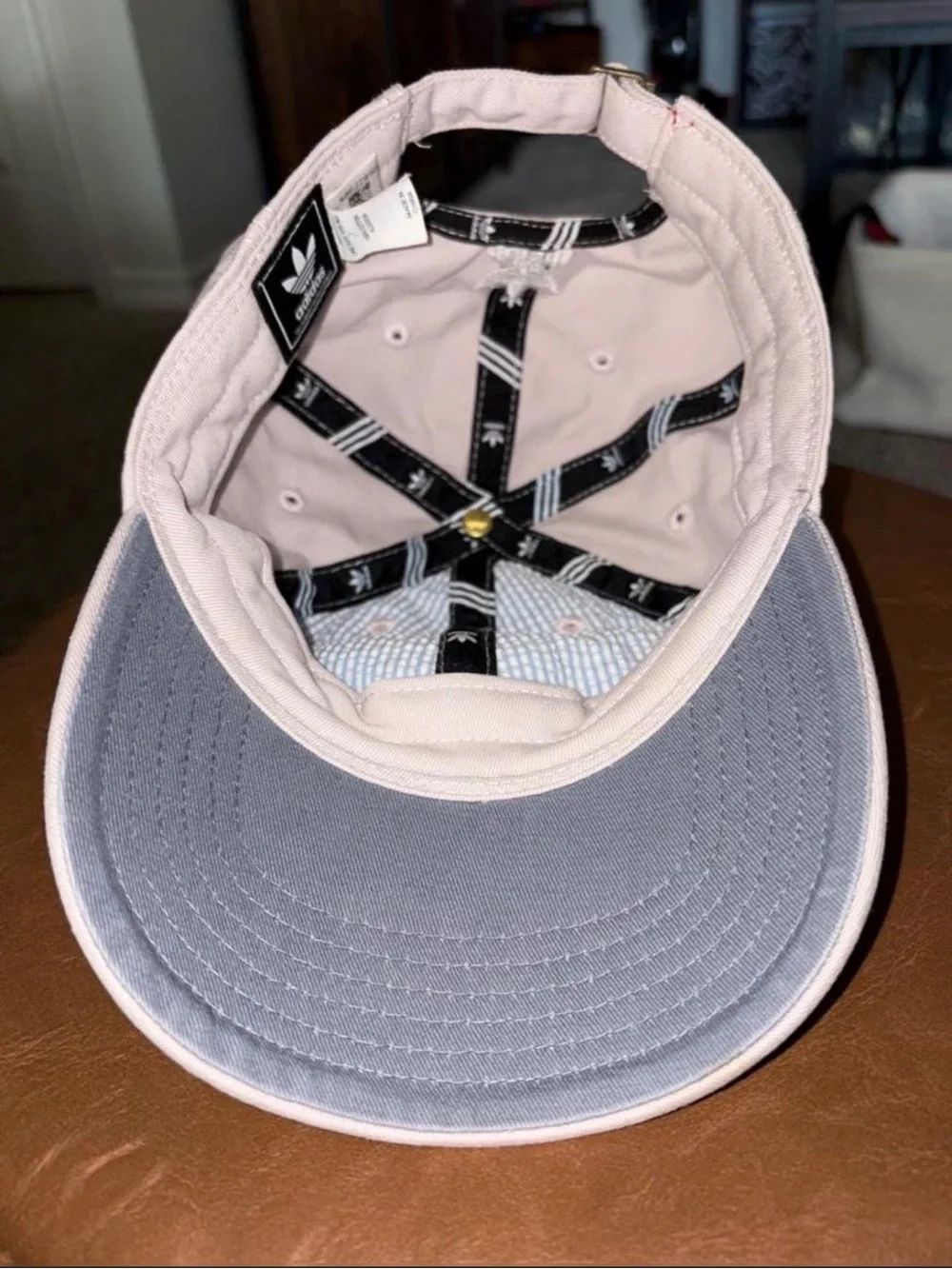 Unisex adidas Trefoil Baseball Cap in Light Pink